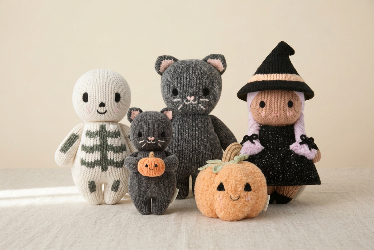 Hand-knit dolls Holiday Gifts｜节日礼物组合图