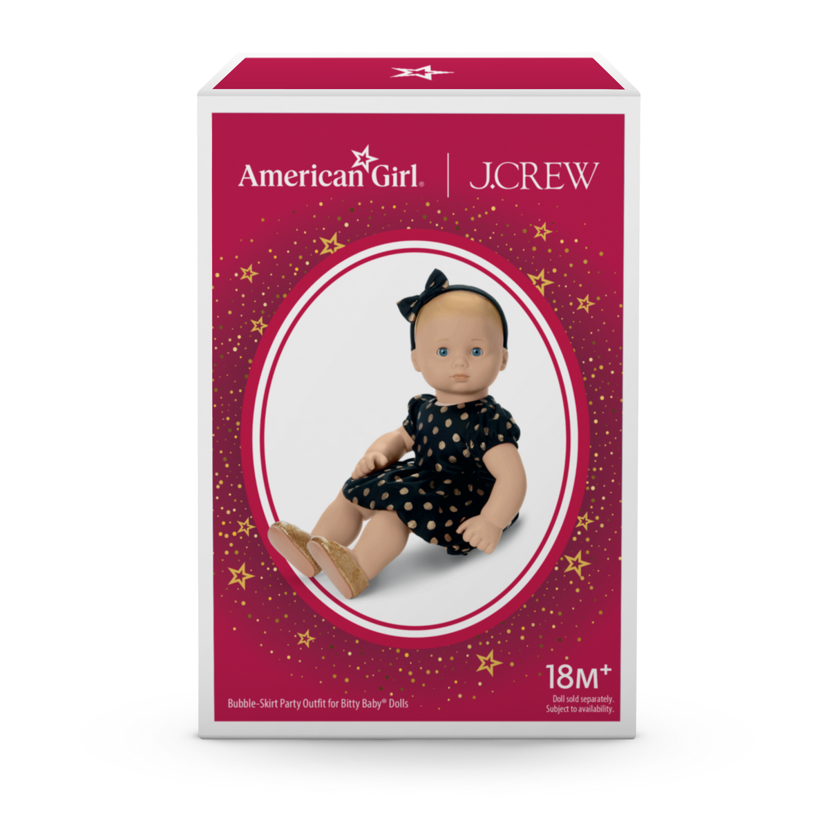 American Girl® x J.Crew Bubble-Skirt Party Outfit for Bitty Baby® Dolls