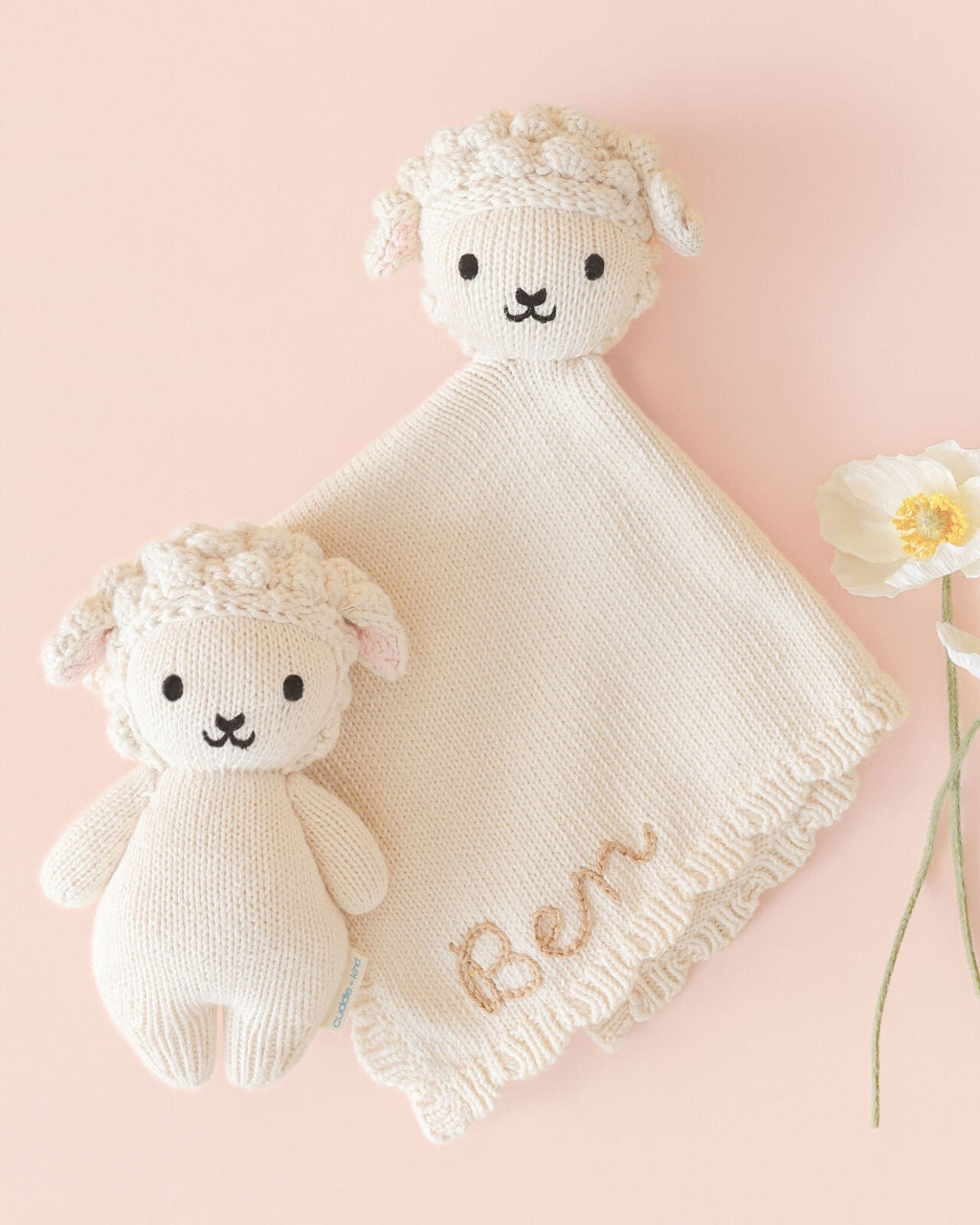 Baby lamb lovey