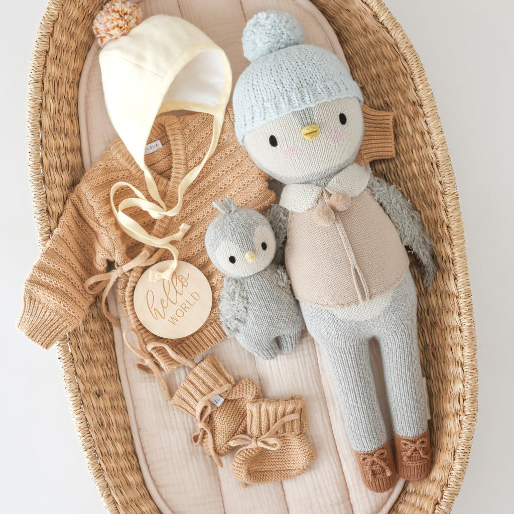 Greyson the penguin (icy blue)