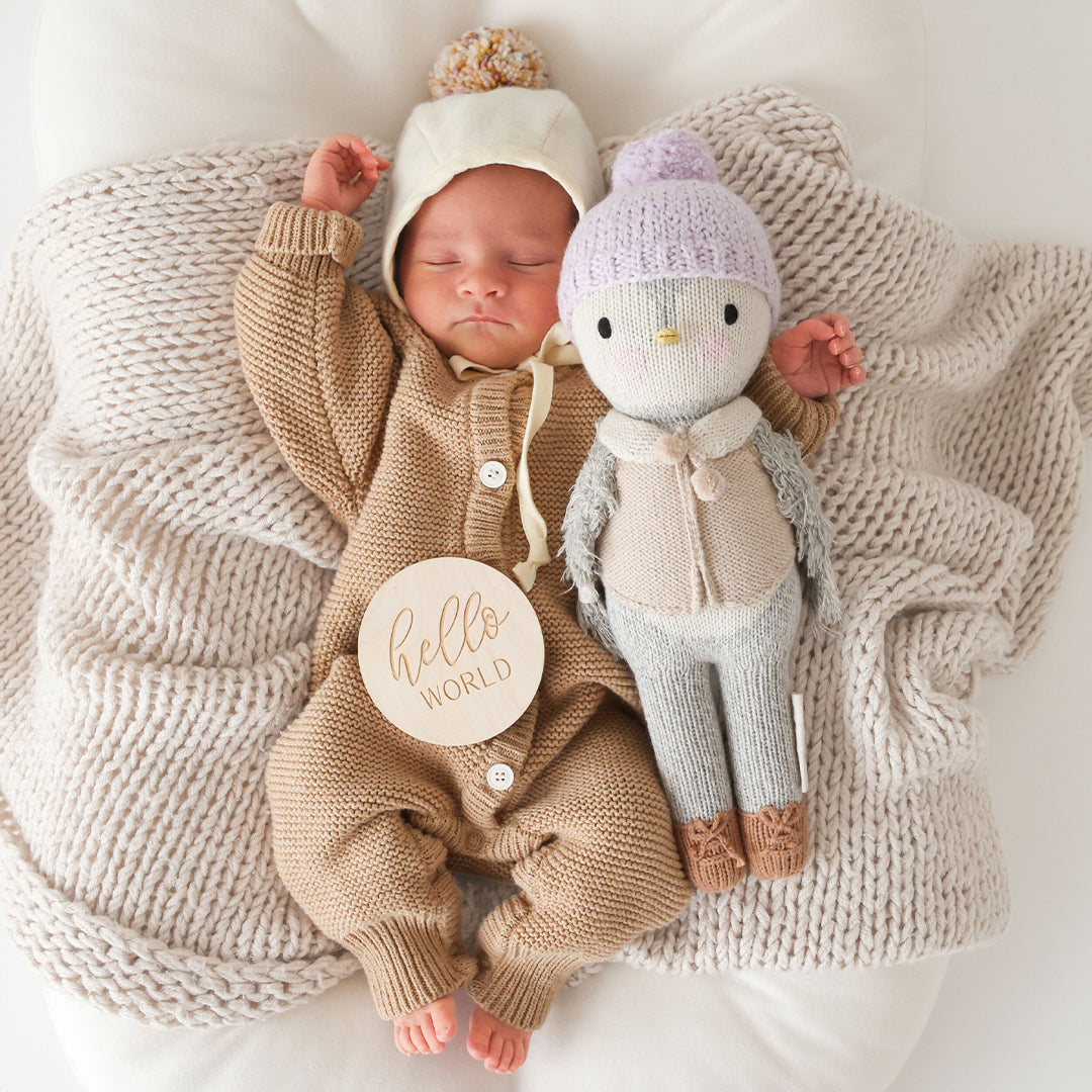 Greyson the penguin (lavender)