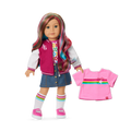 Truly Me™ 18-inch Doll #101 with wavy caramel hair