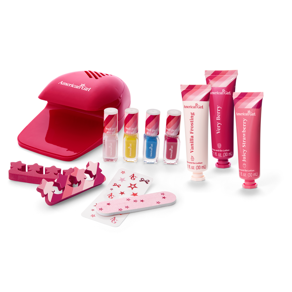 American Girl™ Nail Set & 3 Hand Lotions for Girls