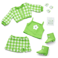 August Peridot Glow Outfit for 18-inch Dolls