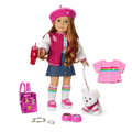 Truly Me™ 18-inch Doll #103, Puppy, Mini Backpack & Accessories AG™ Star Squad Bundle