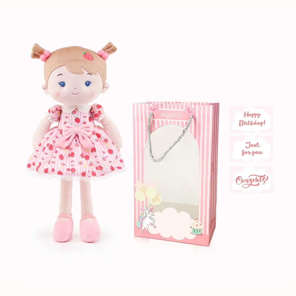 Personalized Strawberry Girl - Pink