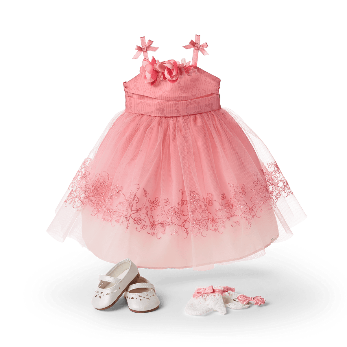 Maryellen’s™ Pretty Pink Dress for 18-inch Dolls (Historical Characters)