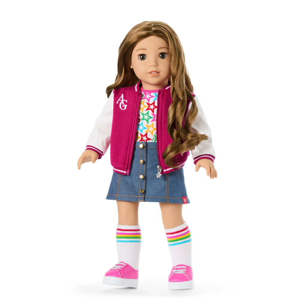 AG™ Star Squad Varsity Jacket for Girls & 18-inch Dolls