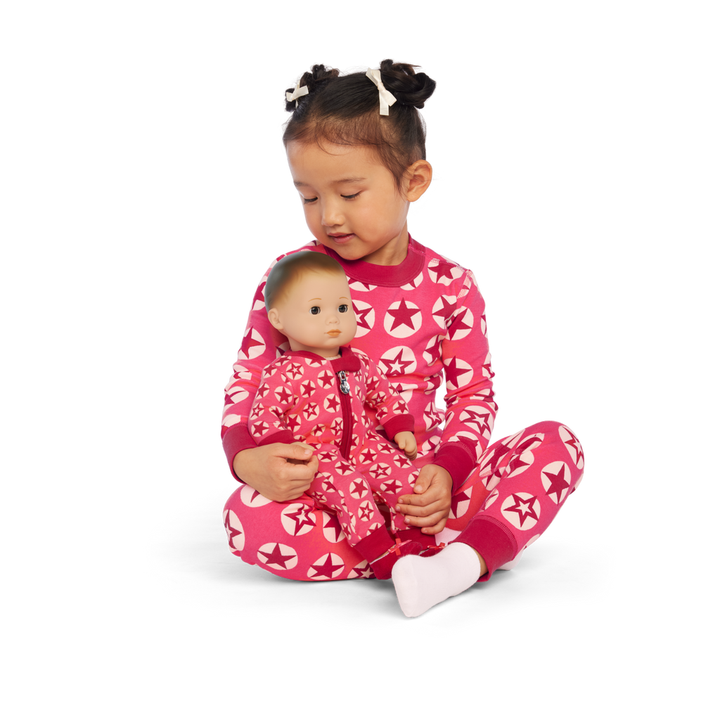 American Girl® x Hanna Andersson Berry Bright Stars Pajamas for Bitty Baby® Dolls