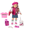 Truly Me™ 18-inch Doll #110, Puppy, Mini Backpack & Accessories AG™ Star Squad Bundle