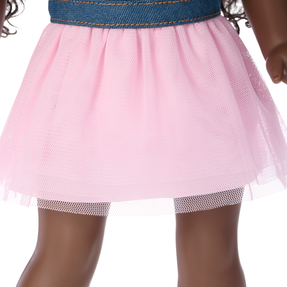 AG™ x Harlem’s Fashion Row Cherry Blossom Couture Buttoned-Up Bows Top & Skirt for 18-inch Dolls