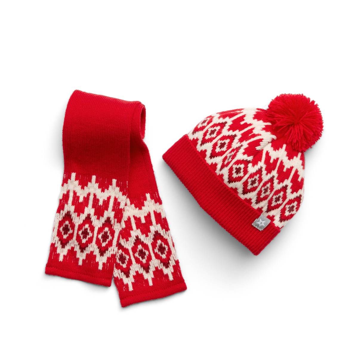 American Girl® x J.Crew Fair Isle Beanie & Scarf for 18-inch Dolls