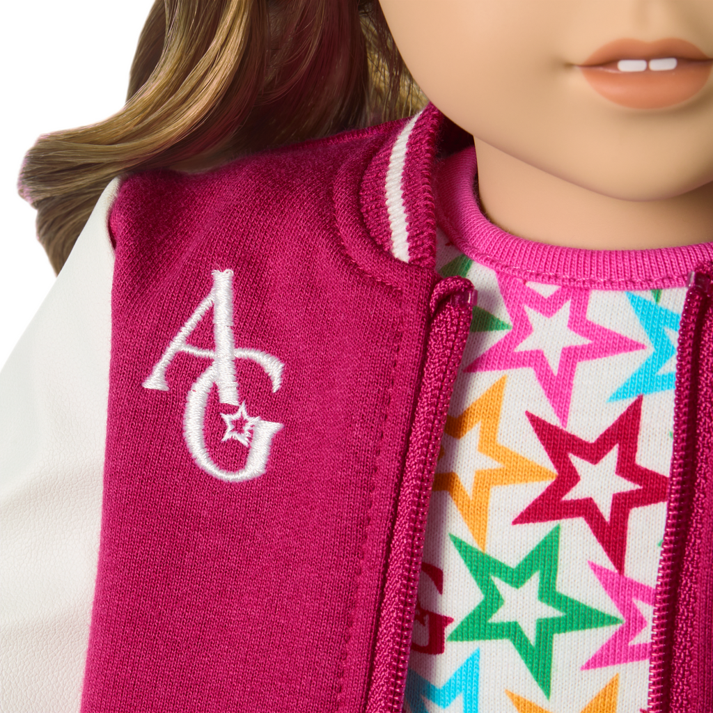 Truly Me™ 18-inch Doll #118 with curly caramel hair