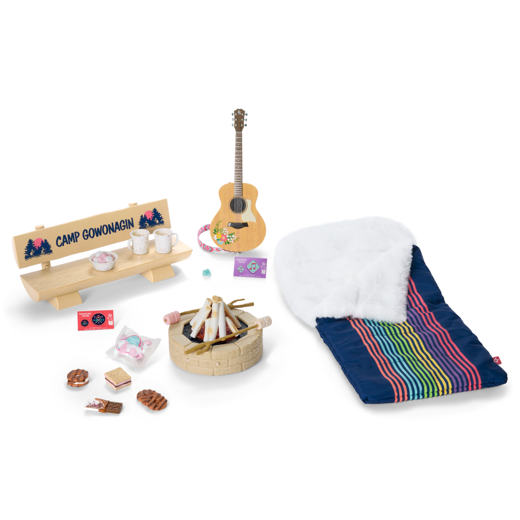 Daisy Davenport’s™ Campfire Set & Guitar Bundle for 18-inch Dolls (Girl of the Year™ 2027)