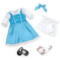 American Girl® Disney Princess Belle Blue Dress, Mrs. Potts, Chip & Accessories for 18-inch Dolls