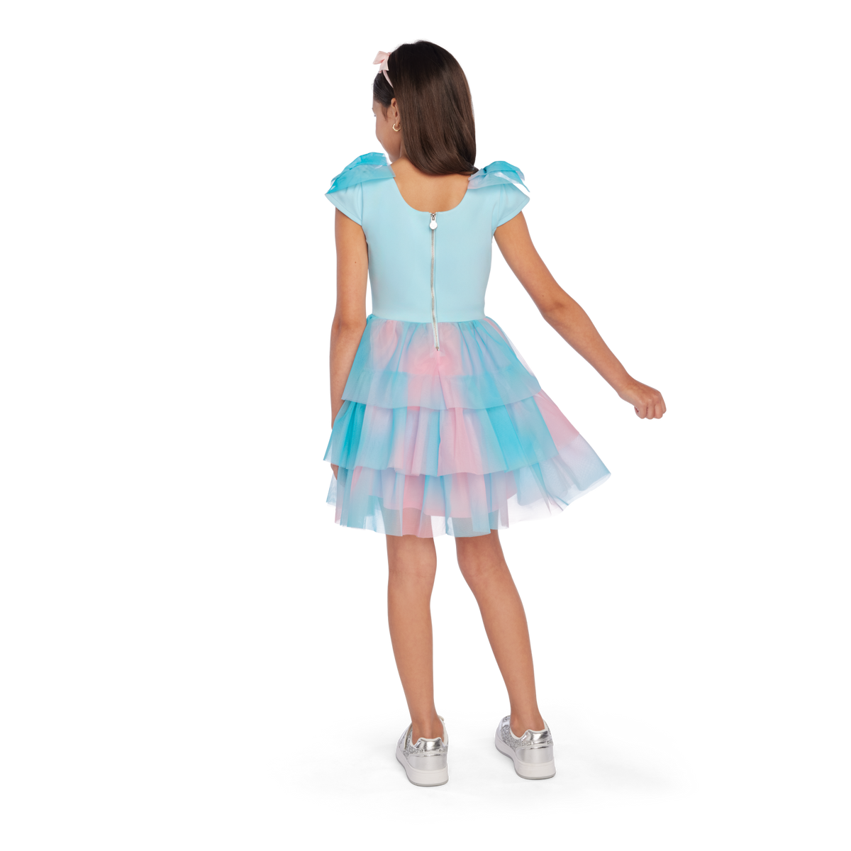 AG™ x Harlem’s Fashion Row Cherry Blossom Couture Ruffle Dress for Girls