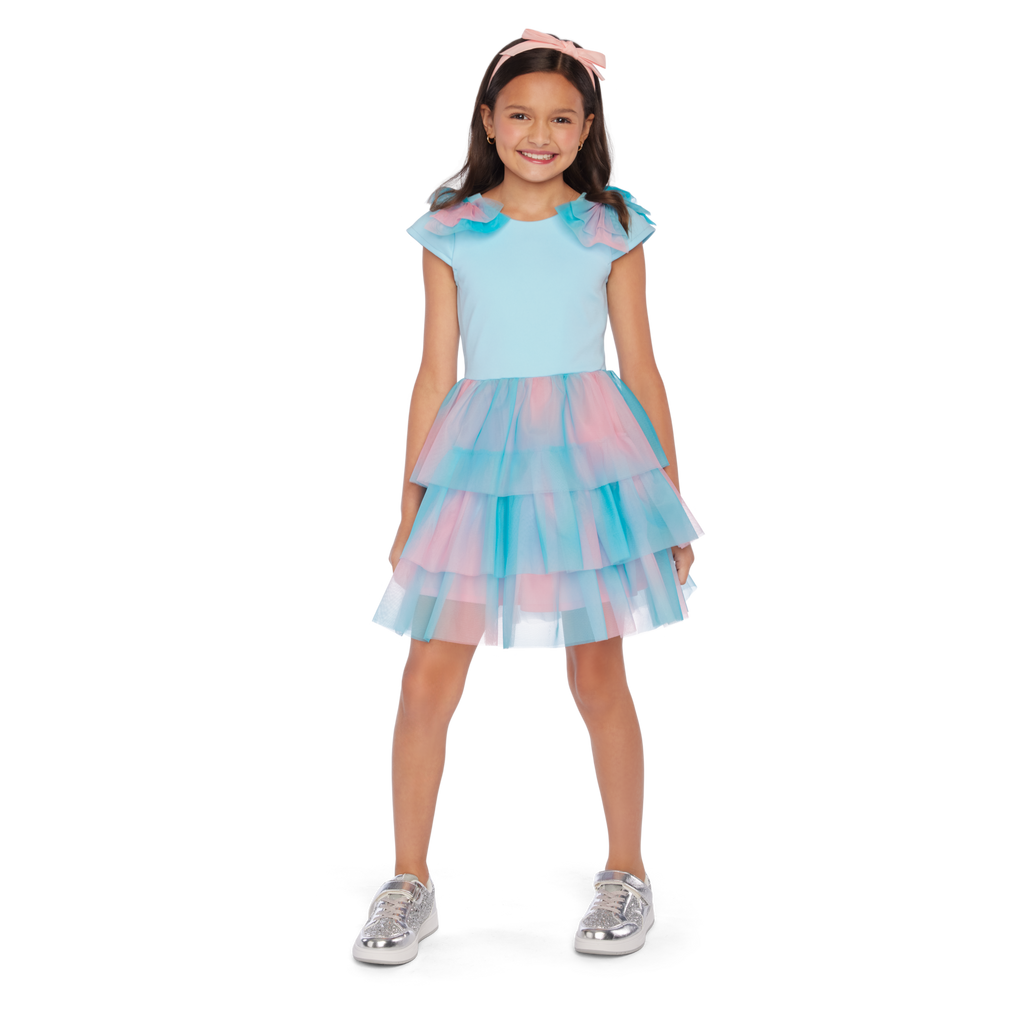 AG™ x Harlem’s Fashion Row Cherry Blossom Couture Ruffle Dress for Girls & 18-inch Dolls