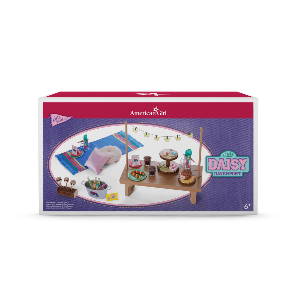 Daisy Davenport’s™ Party Table & Snacks for 18-inch Dolls (Girl of the Year™ 2027)