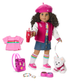 Truly Me™ 18-inch Doll #132, Puppy, Mini Backpack & Accessories AG™ Star Squad Bundle