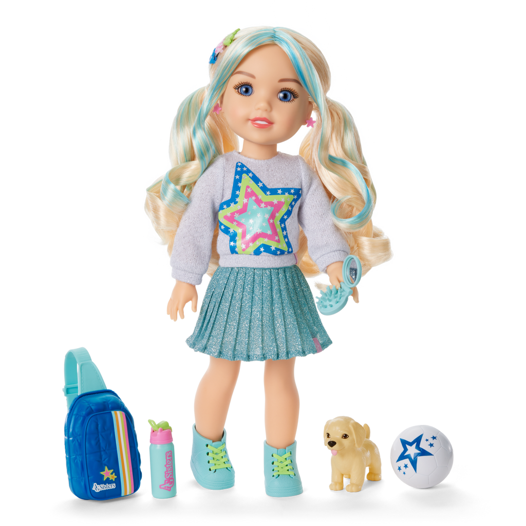 AG Sisters™ Jozette™ Doll, Book & Doll Carrier