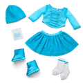 December Blue Brilliance Topaz Outfit for 18-inch Dolls