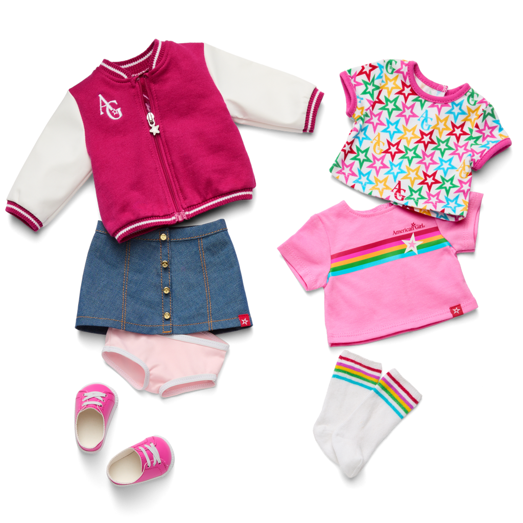 Truly Me™ 18-inch Doll #131, Puppy, Mini Backpack & Accessories AG™ Star Squad Bundle