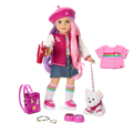 Truly Me™ 18-inch Doll #116, Puppy, Mini Backpack & Accessories AG™ Star Squad Bundle