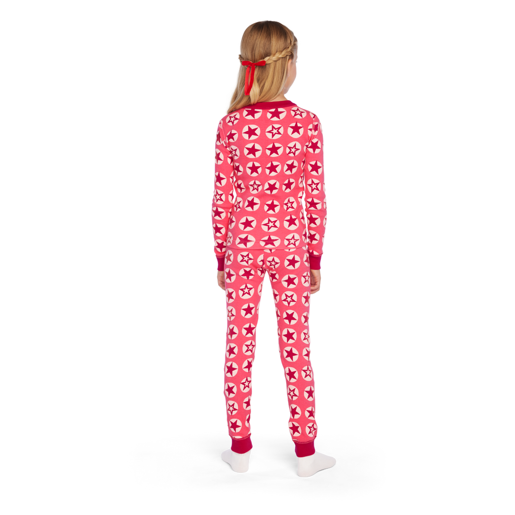 American Girl® x Hanna Andersson Berry Bright Stars Pajamas for Girls & 18-inch Dolls