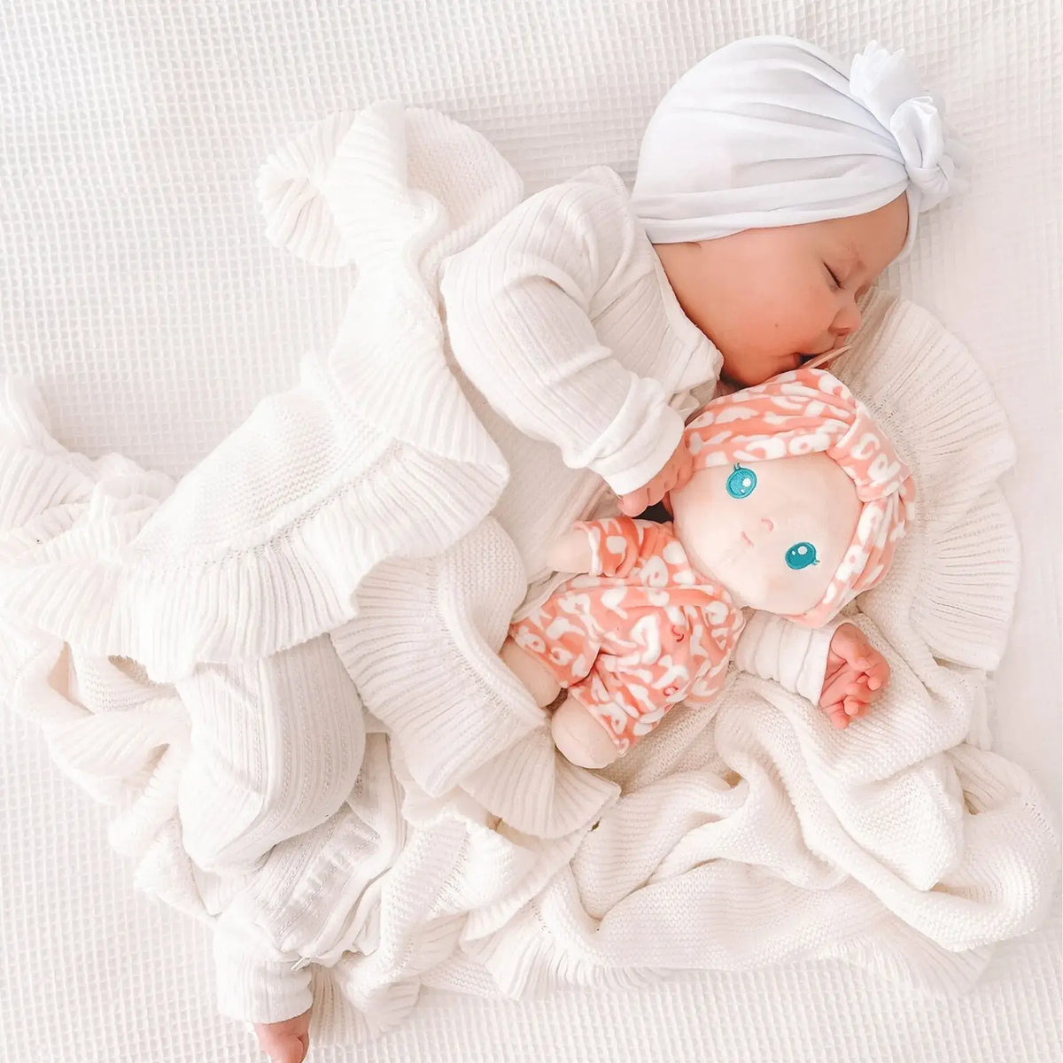 Leyadoll Soft Plush Personalized Leya Doll My First Baby Girl Doll