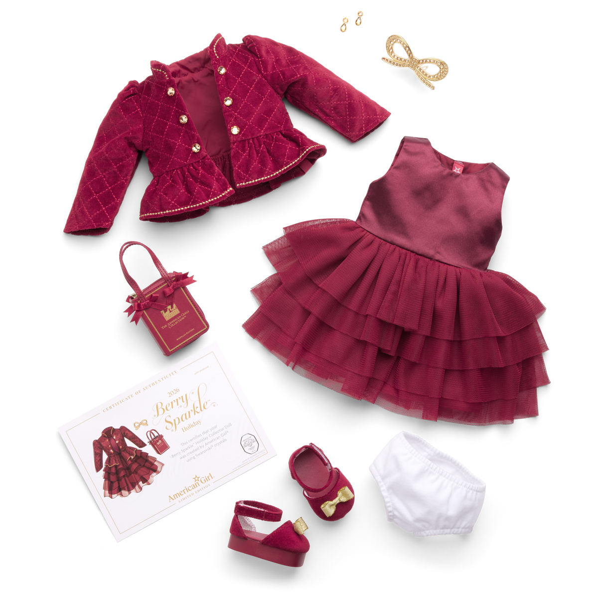 American Girl® 2026 Berry Sparkle™ Holiday Collector Doll