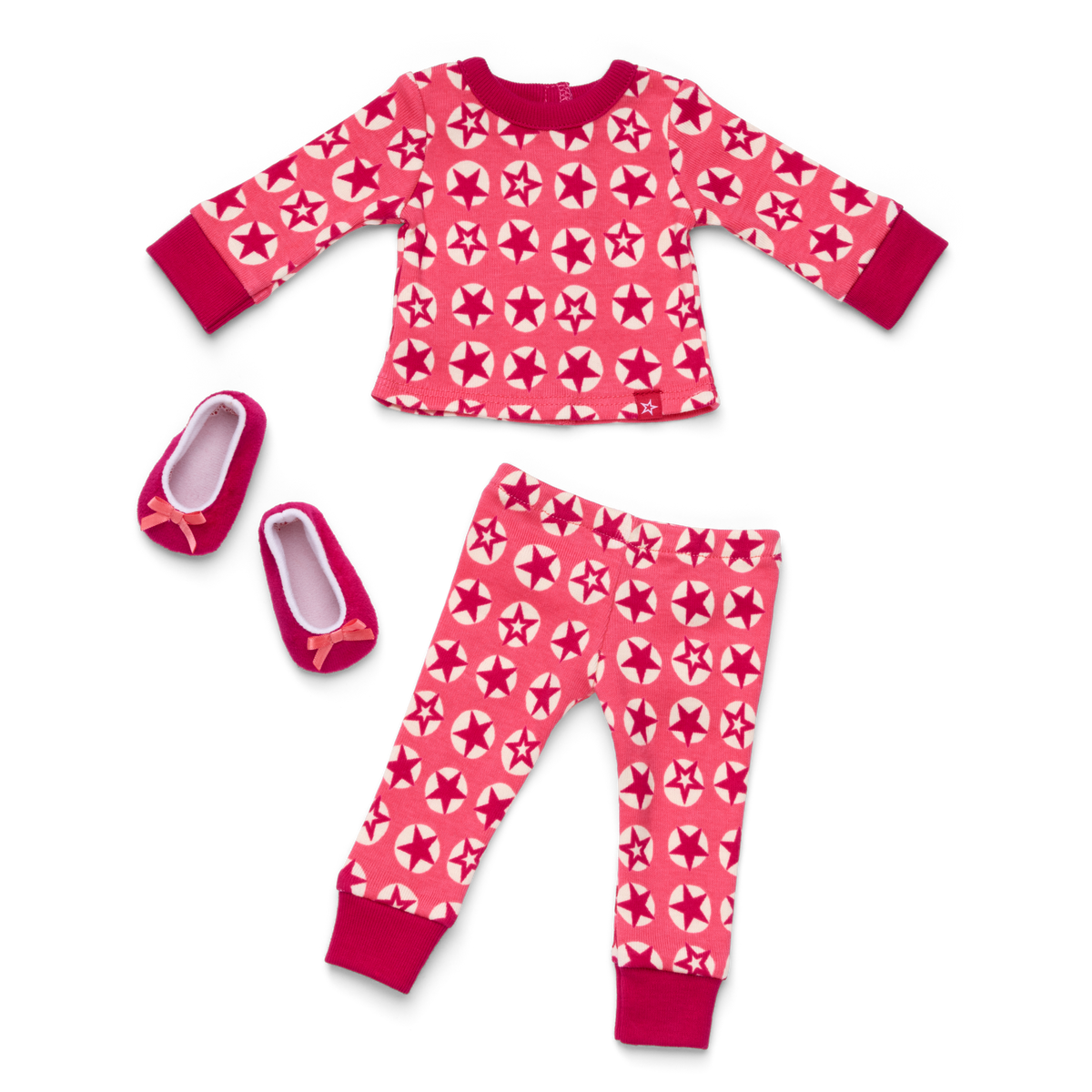 American Girl® x Hanna Andersson Berry Bright Stars Pajamas for Girls & 18-inch Dolls