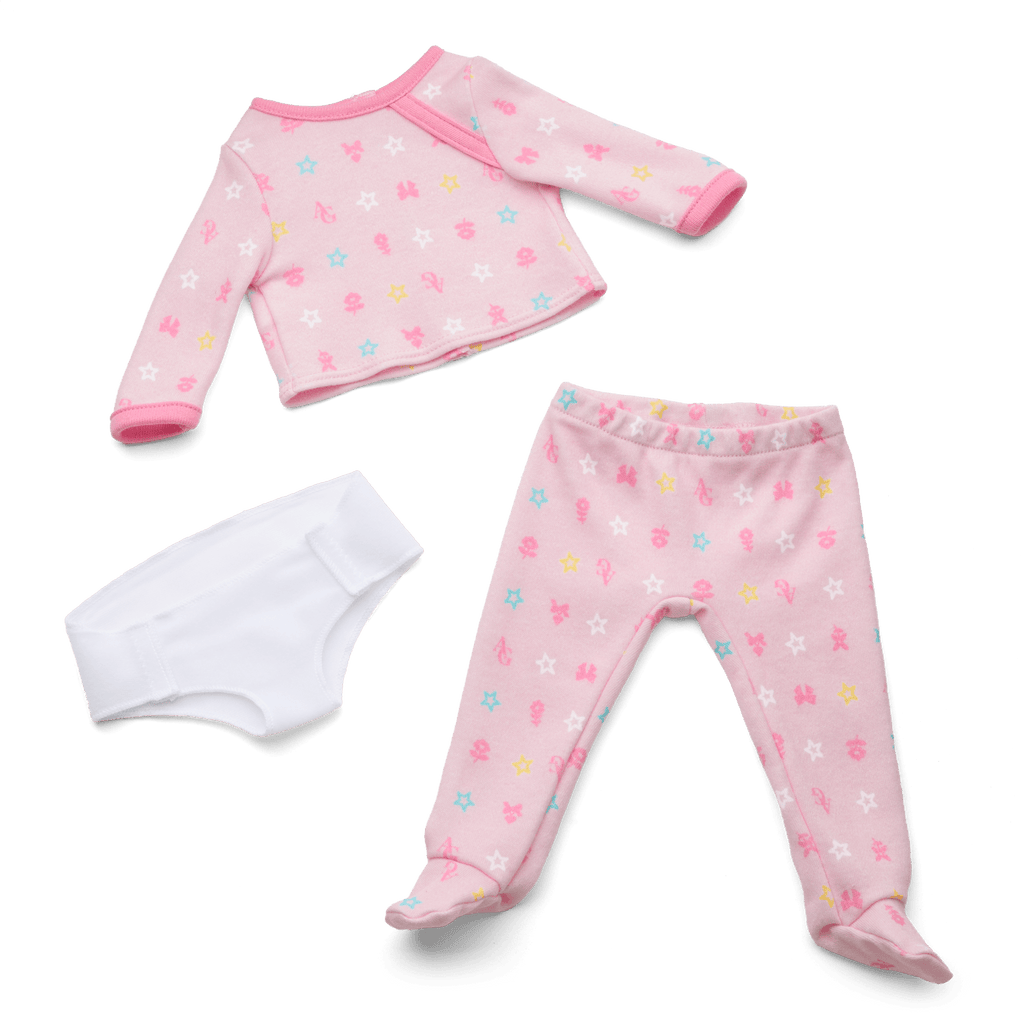 Bitty Baby® Doll #3 with blonde hair in Pastel Pink