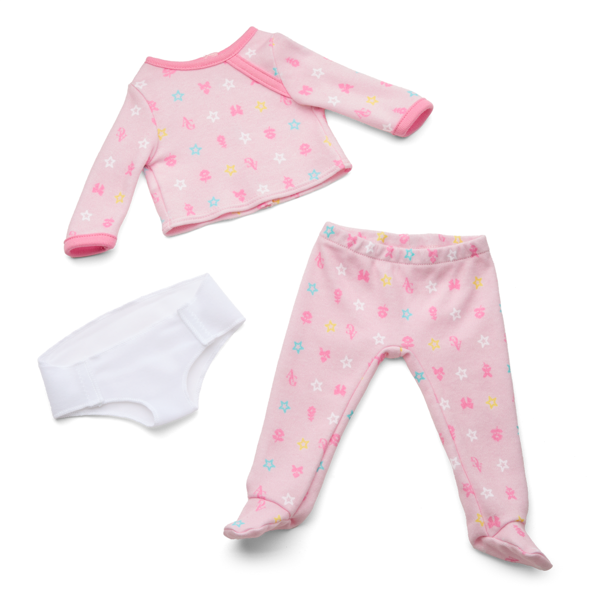 Bitty Baby® Doll #2 in Pastel Pink + Bunny Friend & Board Book