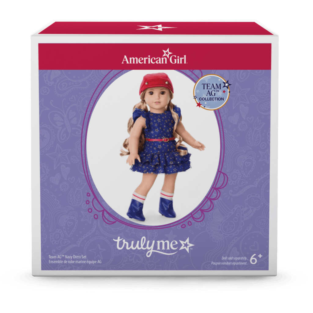 Team AG™ Navy Dress Set for 18-inch Dolls