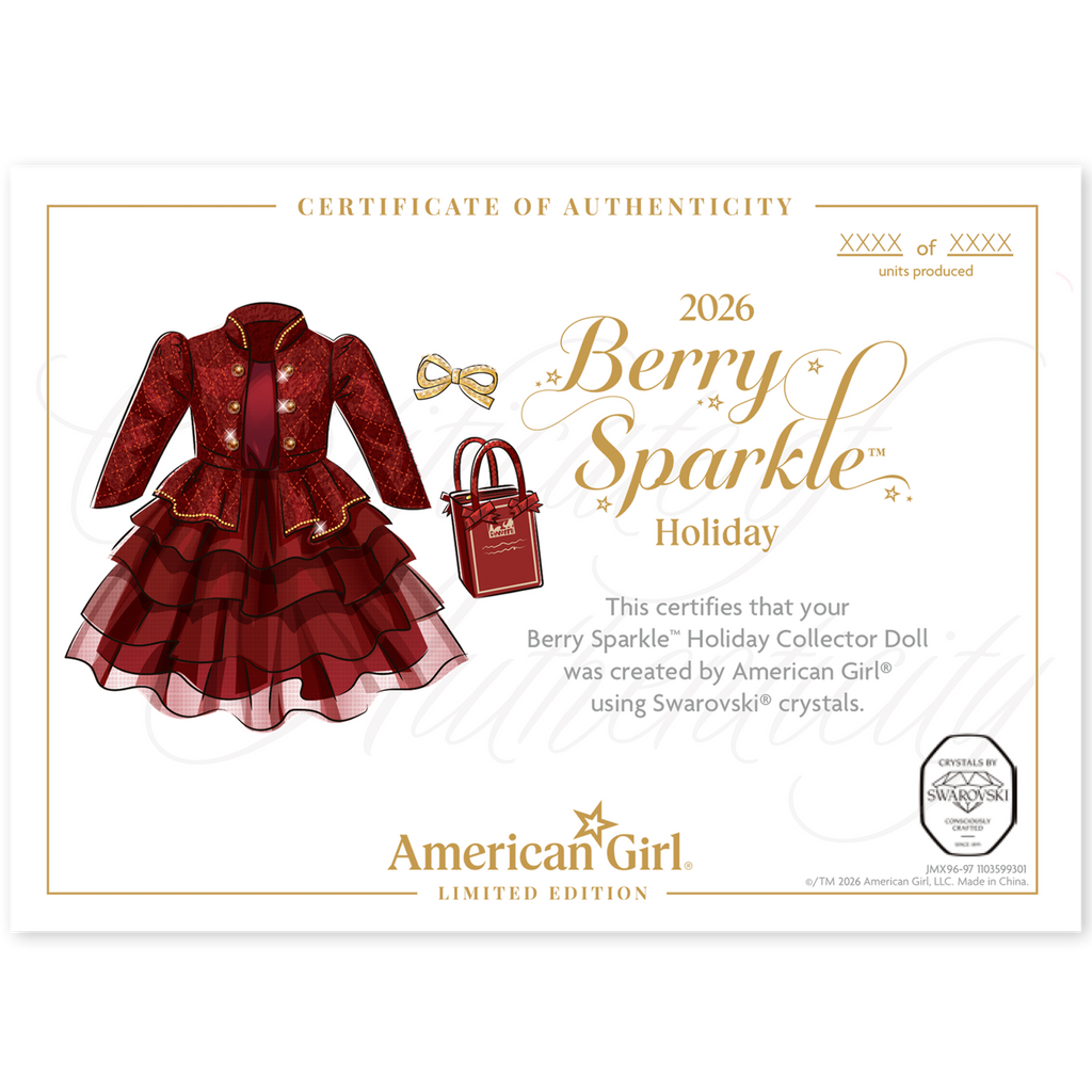 American Girl® 2026 Berry Sparkle™ Holiday Collector Doll