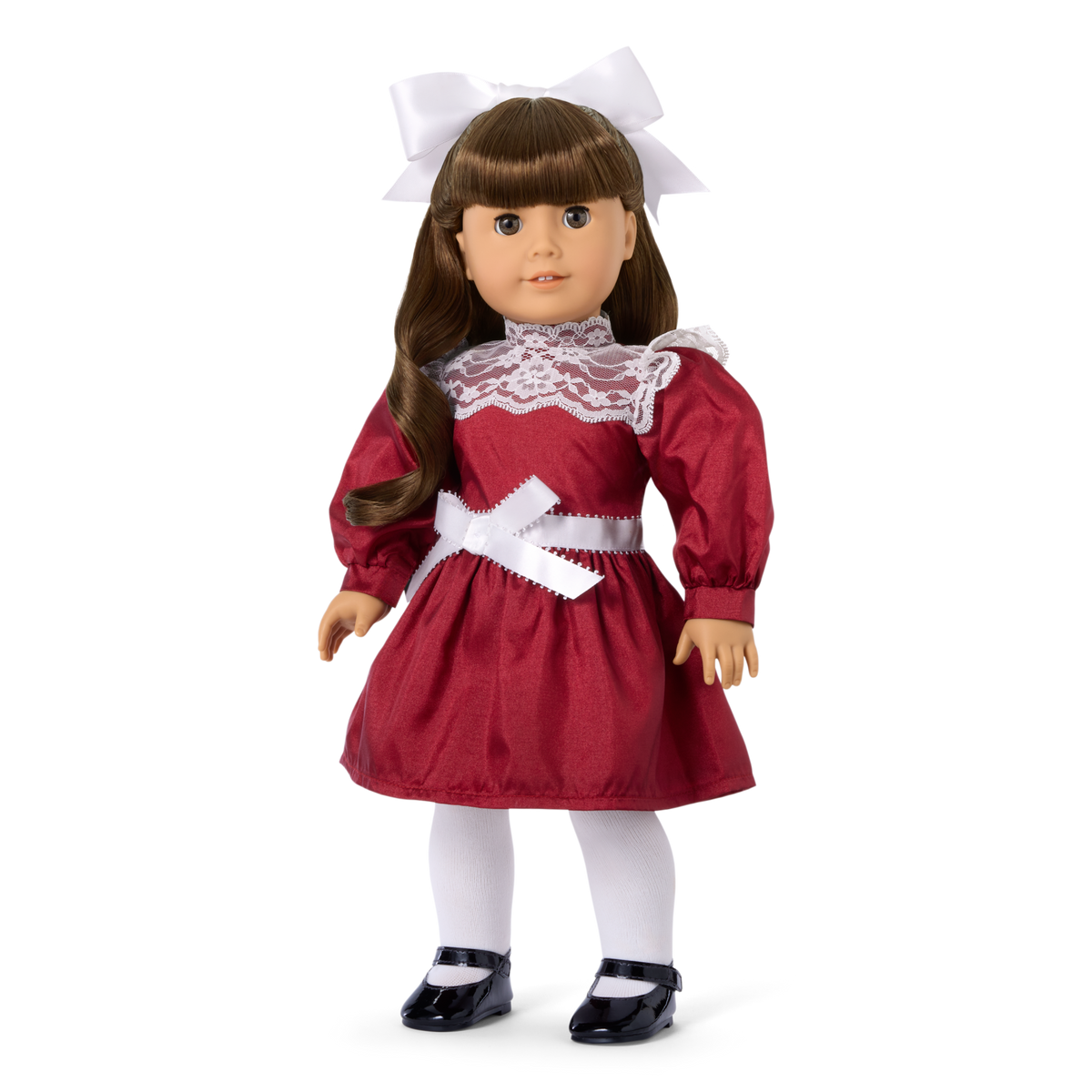 Samantha Parkington™ 18-inch Doll & Cranberry Party Dress Bundle (Historical Characters)