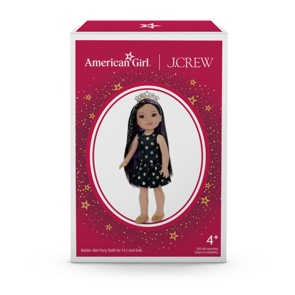 American Girl® x J.Crew Bubble-Skirt Party Outfit for 14.5-inch Dolls