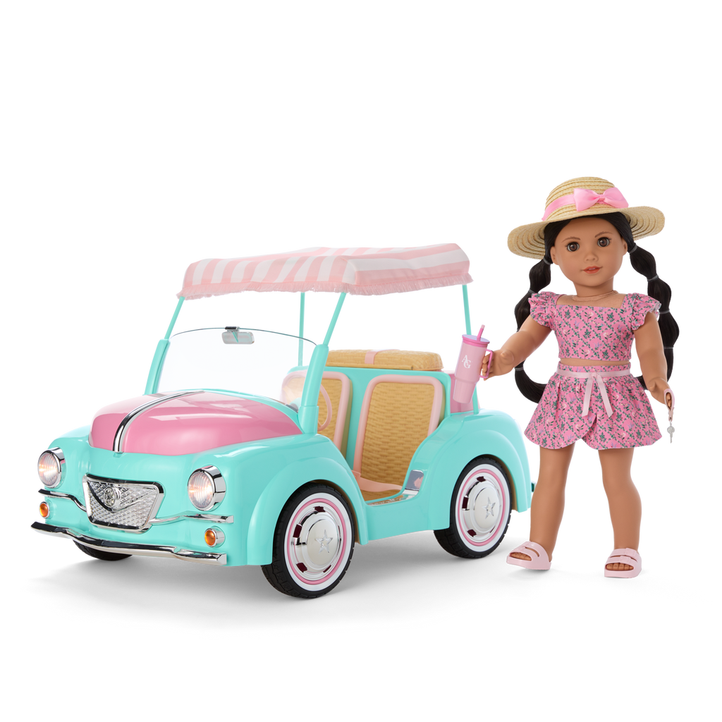 Raquel's™ Seaside Car for 18-inch Dolls (Girl of the Year™ 2026)