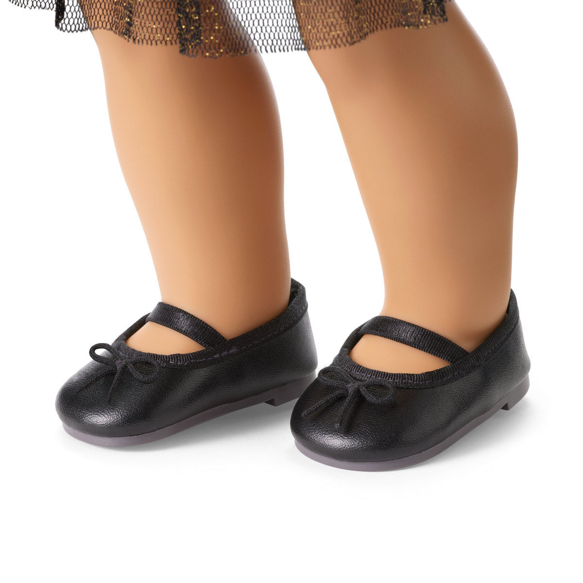 American Girl® x J.Crew Black Ballet Flats for 18-inch Dolls