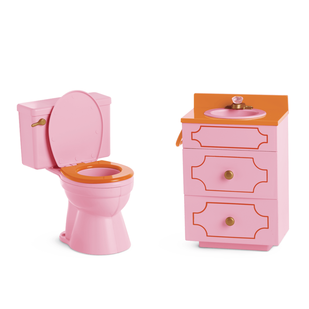 Julie's™ Groovy Bathroom for 18-inch Dolls (Historical Characters)