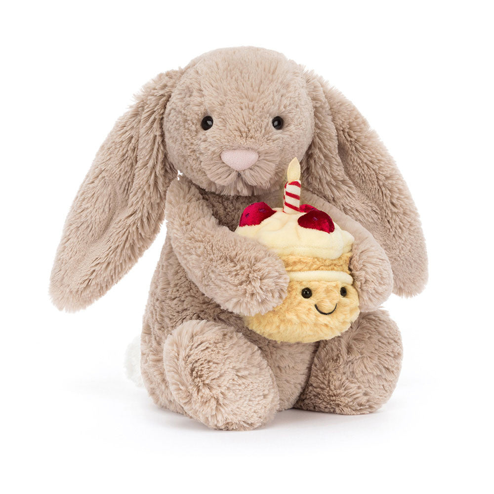 Jellycat Bashful Beige Birthday Bunny 31cm