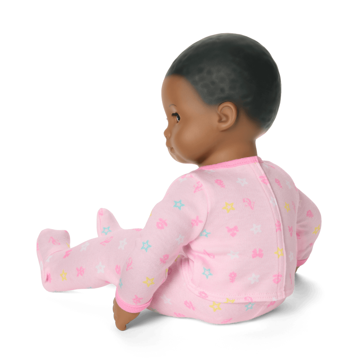 Bitty Baby® Doll #1 with black hair in Pastel Pink