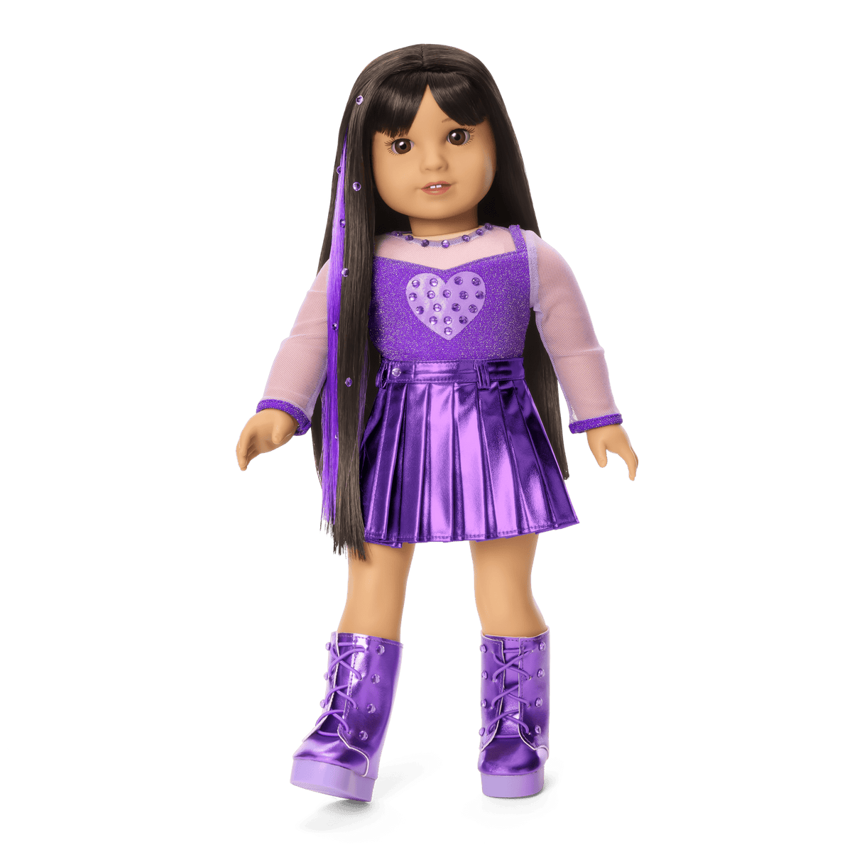 February Amethyst Bliss Outfit for 18-inch Dolls