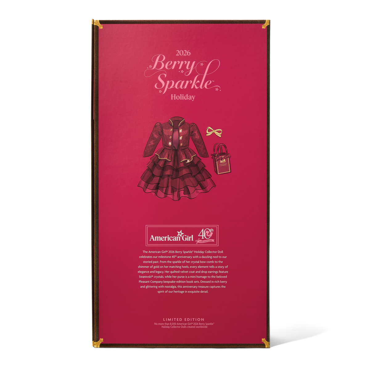 American Girl® 2026 Berry Sparkle™ Holiday Collector Doll