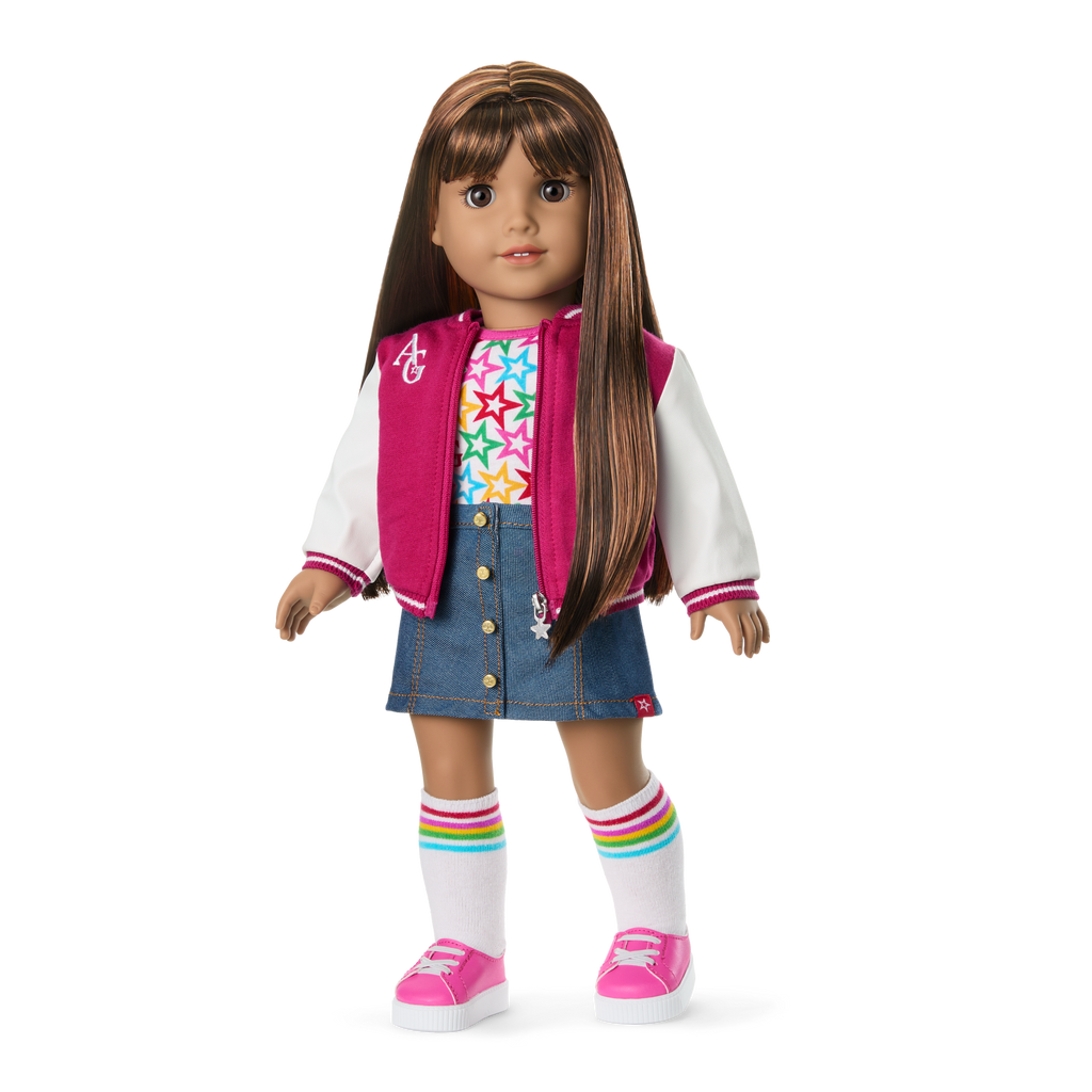 Truly Me™ 18-inch Doll #122, Puppy, Mini Backpack & Accessories AG™ Star Squad Bundle