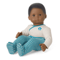 Bitty Baby® Doll #1 with black hair in Soft Blue