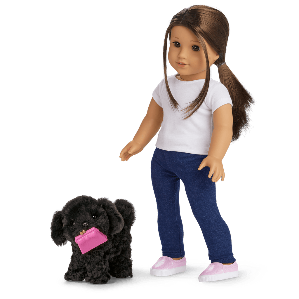 Shi-Poo Sweetie Dog for 18-inch Dolls & Fancy Pet Fashion Accessories