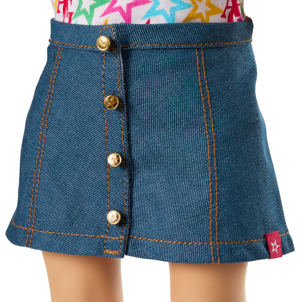 Truly Me™ 18-inch Doll #107 with straight brown hair