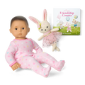 Bitty Baby® Doll #4 in Pastel Pink + Bunny Friend & Board Book