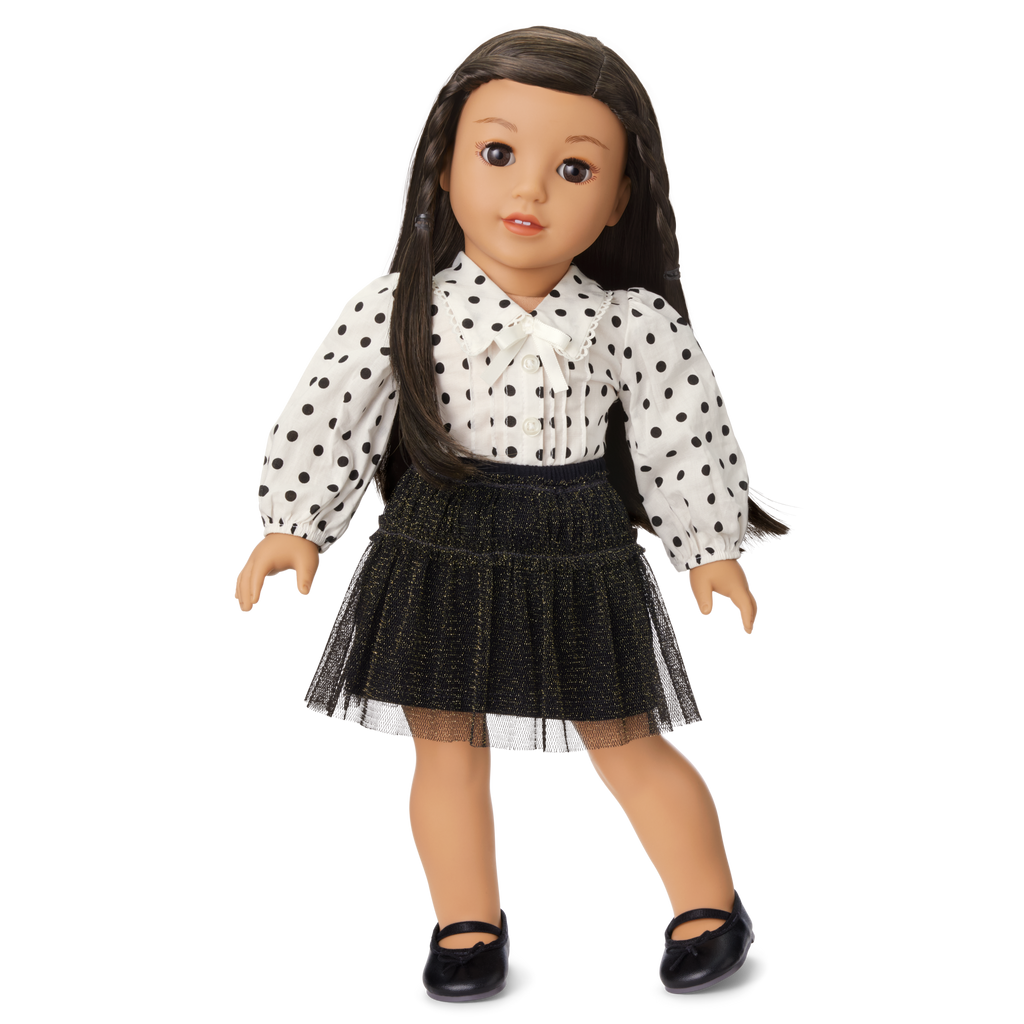 American Girl® x J.Crew Black Tulle Skirt for 18-inch Dolls